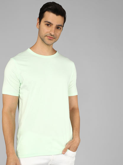 Joe Wick - Solid Men's T-Shirt - Aqua Green