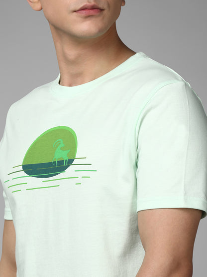 Sam Sun - Printed Men's Tshirt - Aqua Green