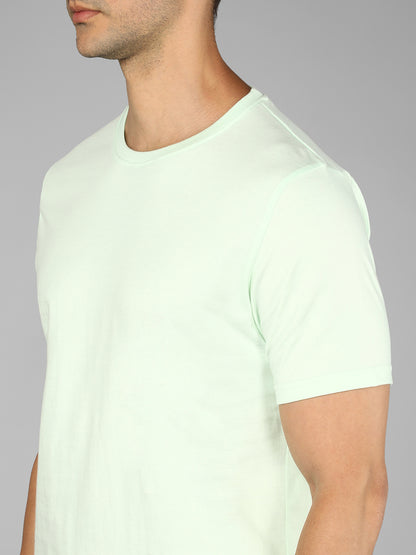 Joe Wick - Solid Men's T-Shirt - Aqua Green