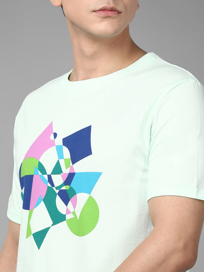 Kurt Angle - Graphic Printed Men's Tshirt - Aqua Green