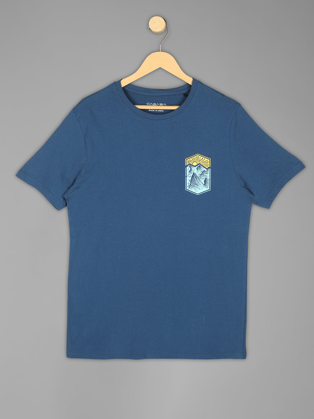 Dan Sunrise - Printed Men's Tshirt - Blue Royale